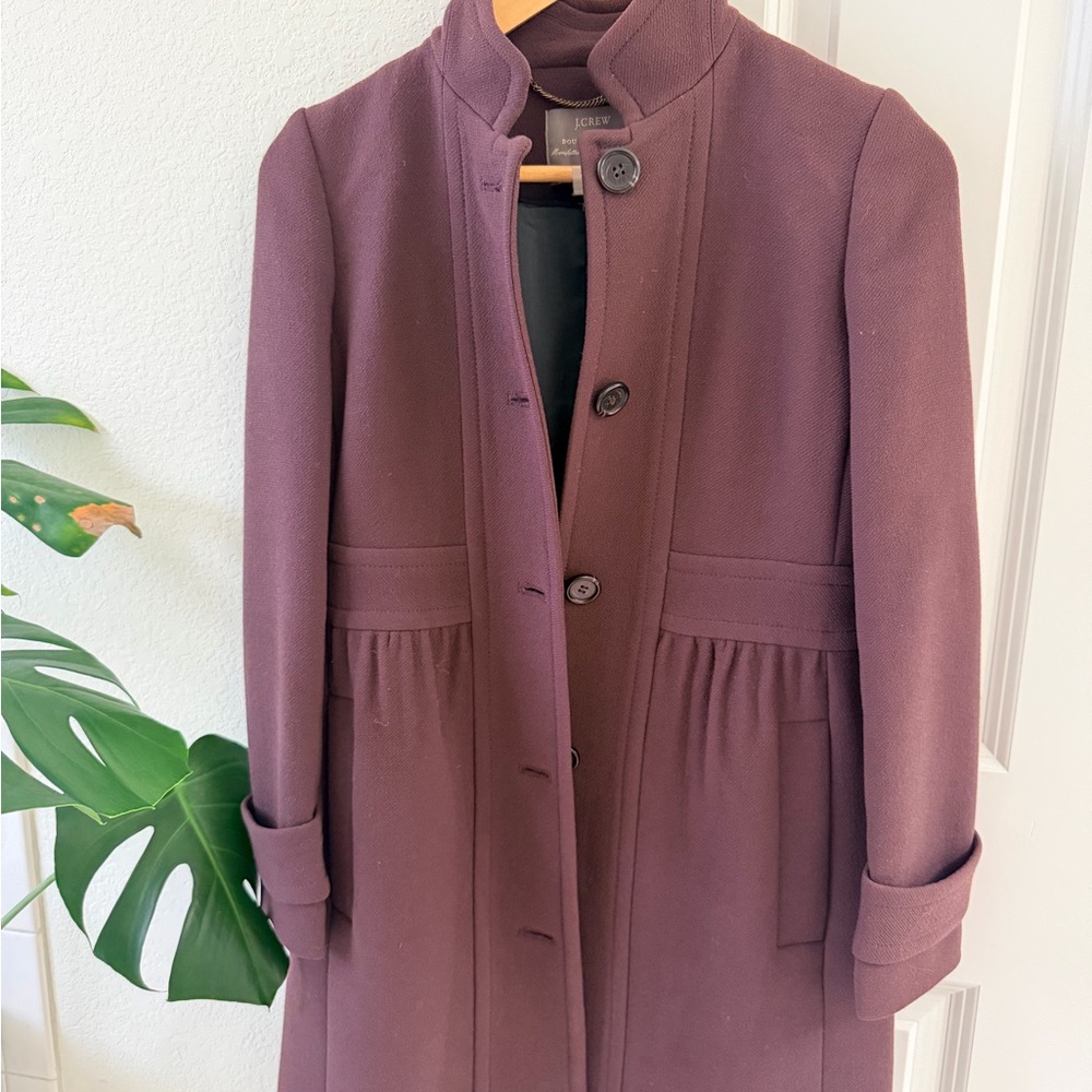J. Crew Purple Women's Lady’s Day Coat